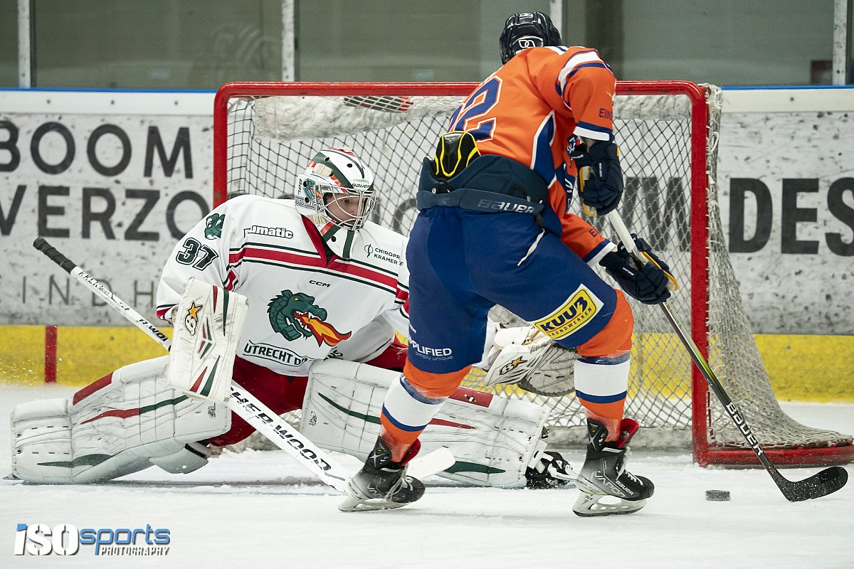 Eindhoven Kemphanen in actie tegen Utrecht Dragons