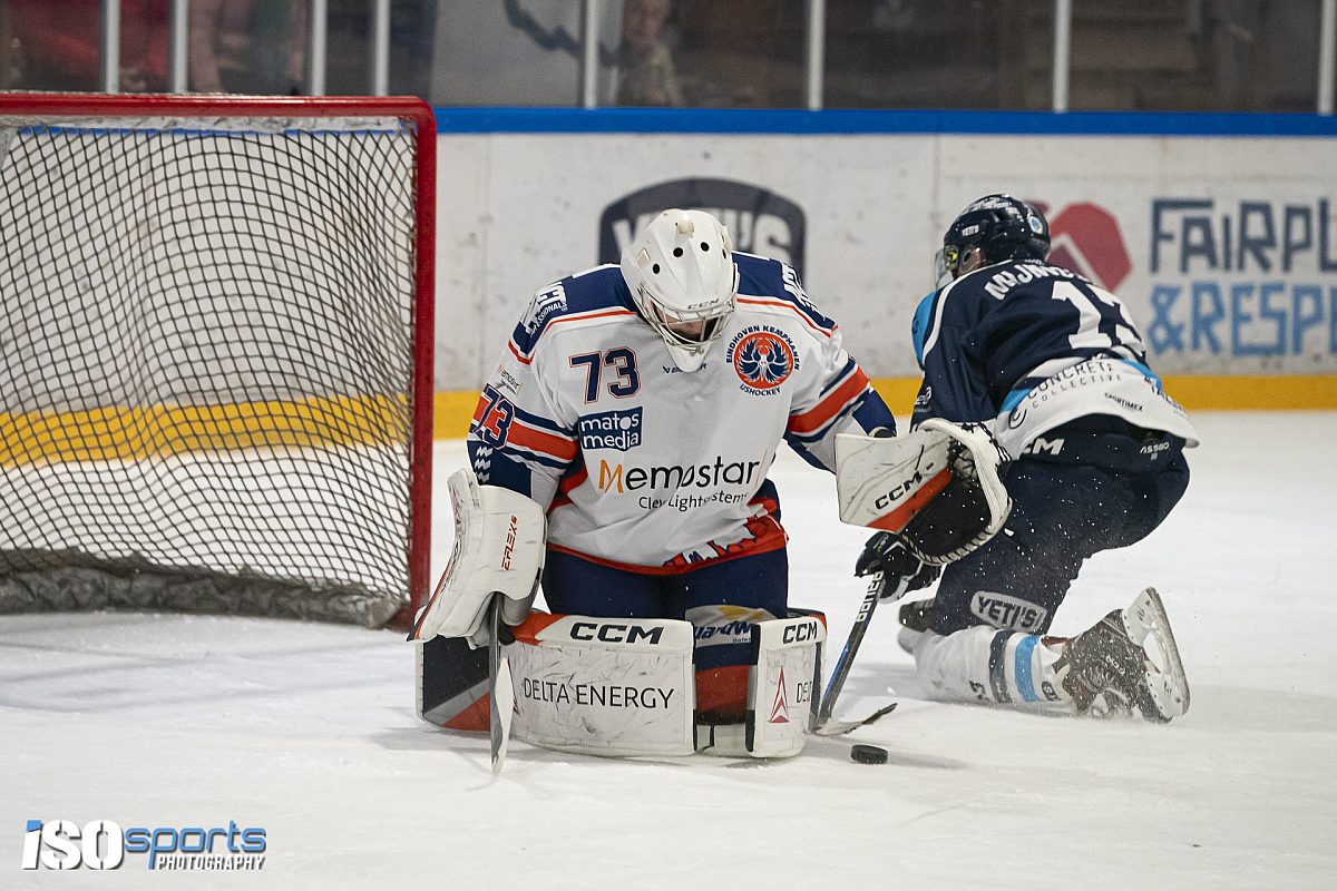 David Reid pakte uit bij Breda zondag een shutout.