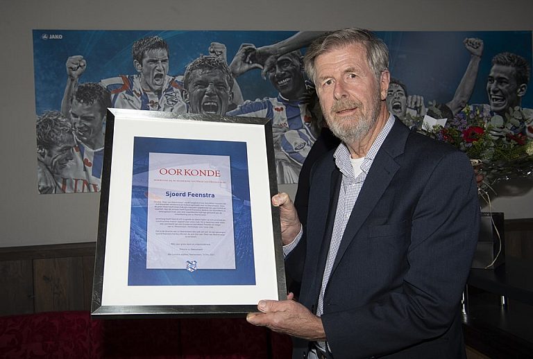 Onderscheiding voor Sjoerd Feenstra