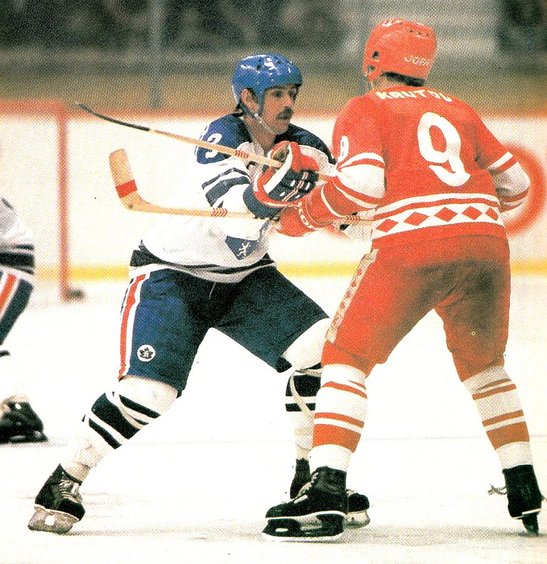 Larry Van Wieren versus Vladimir Krutov van de Sovjet-Unie tijdens het WK A-Poule 1981