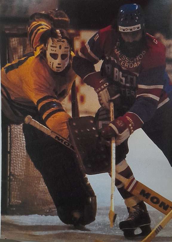 Gerry Gobel (links) versus Corky de Graauw