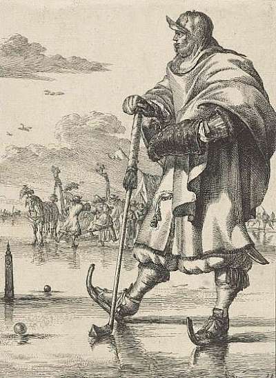 Romeyn de Hooghe - De kolfspeler (eind zeventiende eeuw)