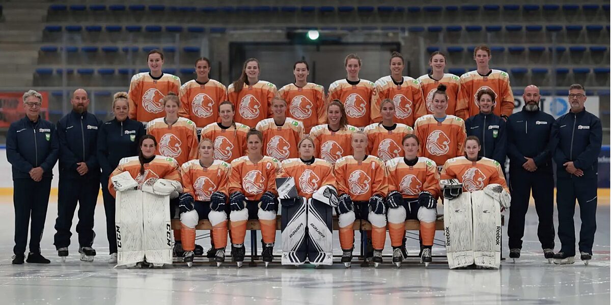 Nederlandse vrouwenploeg teamfoto