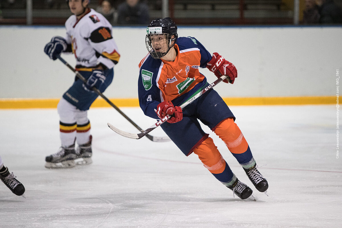 Ties van Soest in actie voor Oranje