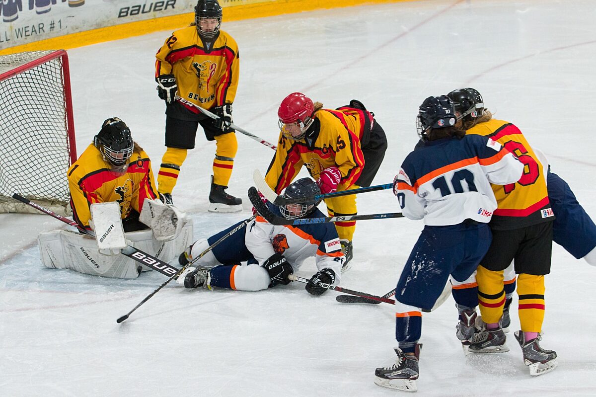 U18 vrouwen tegen Belgie 2019