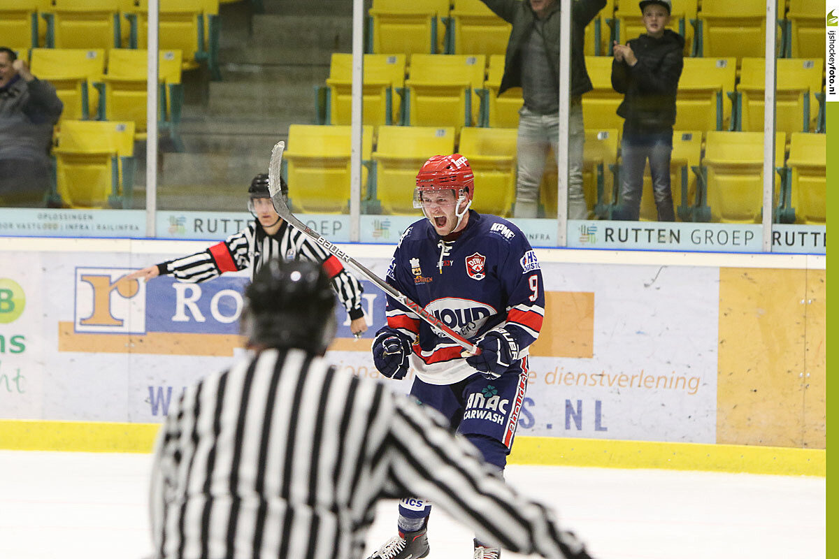 Devils vs Trappers 2017 Kay Gielen juicht