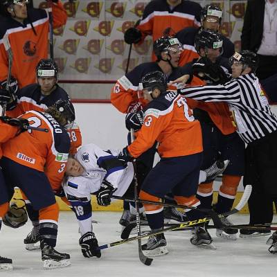 Oranje Estland WK Vechtpartij 2017
