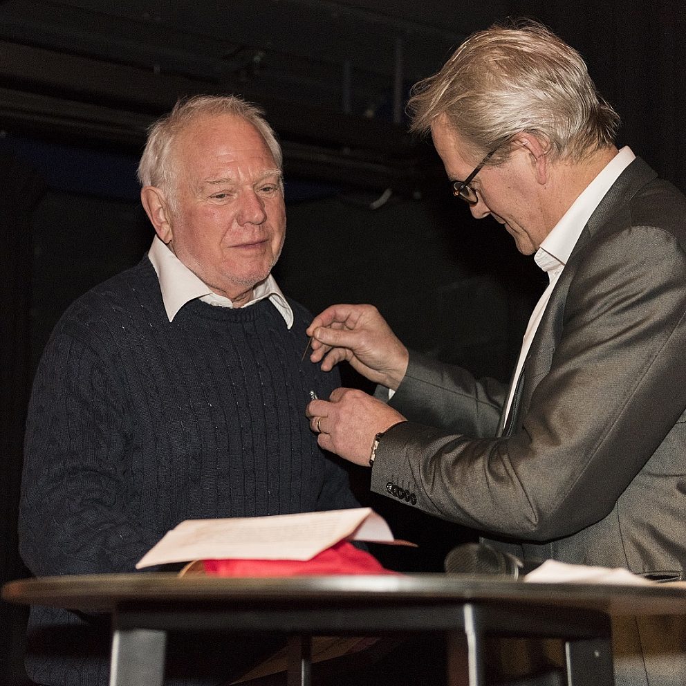 Hans Westberg krijgt erelidmaatschap