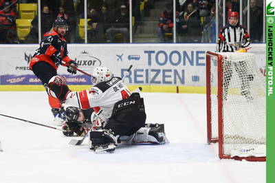 Doelpunt van Nijmegen tegen Leeuwarden