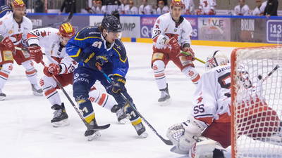 Tilburg Trappers thuis in actie tegen Halle