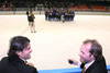 Ron Berteling met Tommie Hartogs na weer een succes voor Amsterdam