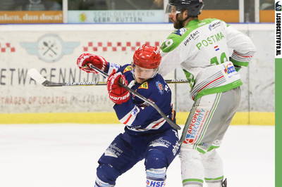 Marco Postma namens Geleen in actie tegen Nijmegen