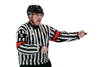 Scheidsrechtersbaas Martin de Wilde trekt zelf nog regelmatig het Team Stripes-shirt aan.