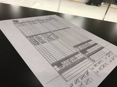 Morning Skate Wedstrijdformulier Vegas Golden Knights