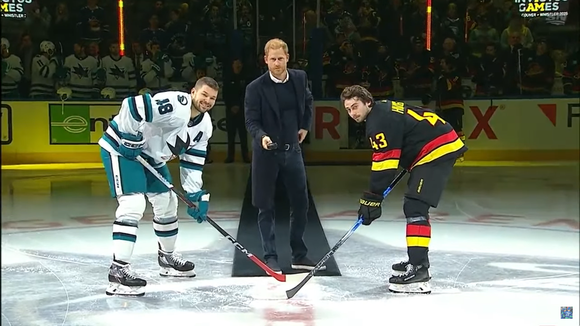 Prins Harry doet puckdrop