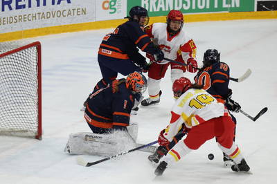 Nederland - China op het WK in Heerenveen