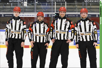 Thijs van Ierland (rechts) als onderdeel van TeamStripes.