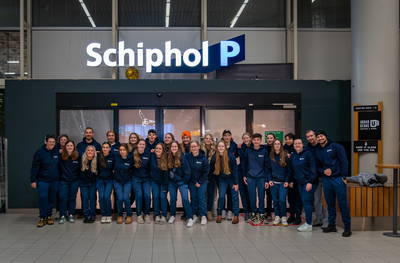 Team NL U18 vertrek Schiphol 20250119